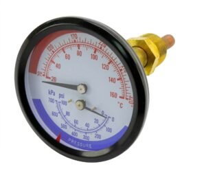 Pressure & Temperature Gauge Set
